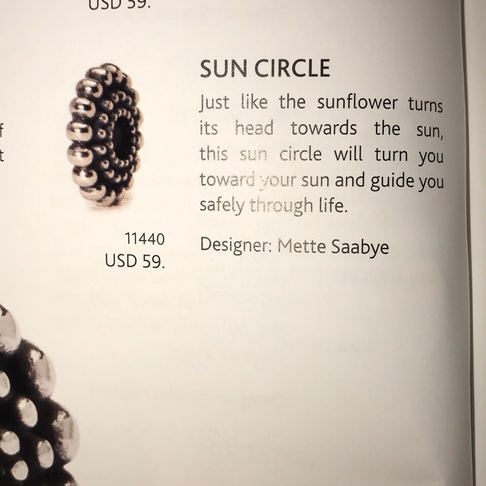 2 Troll Beads sun circle